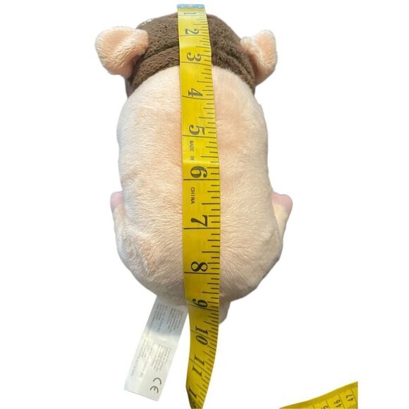 Compendium Pink Flying Aviator Pig Plush Cute Stuffed Animal 9" - Picture 7 of 9